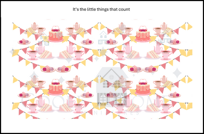 "Tea Party"- shop the range of colours for instant download
