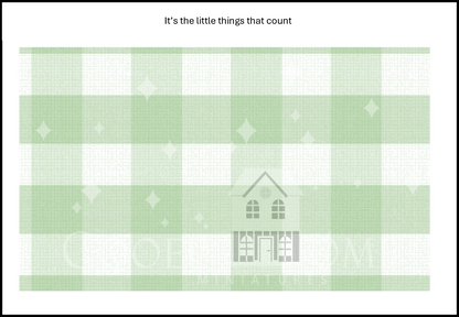 "Country Gingham -MEDIUM" - shop the range of colours for instant download