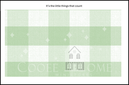 "Country Gingham - LARGE" - shop the range of colours for instant download
