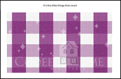 "Country Gingham -MEDIUM" - shop the range of colours for instant download