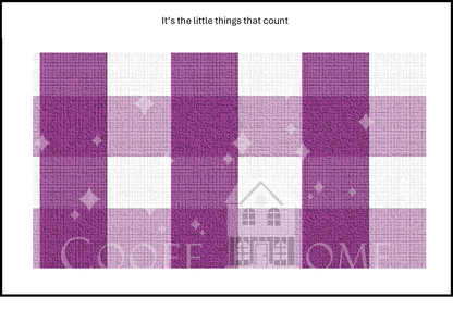 "Country Gingham - LARGE" - shop the range of colours for instant download