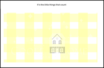 "Country Gingham - SMALL" - shop the range of colours for instant download
