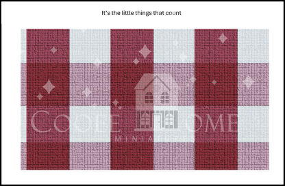 "Country Gingham - LARGE" - shop the range of colours for instant download
