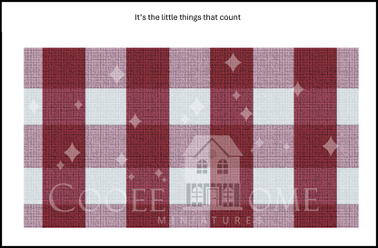"Country Gingham -MEDIUM" - shop the range of colours for instant download