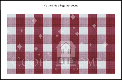 "Country Gingham - SMALL" - shop the range of colours for instant download