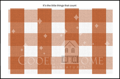 "Country Gingham -MEDIUM" - shop the range of colours for instant download