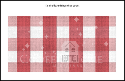 "Country Gingham -MEDIUM" - shop the range of colours for instant download