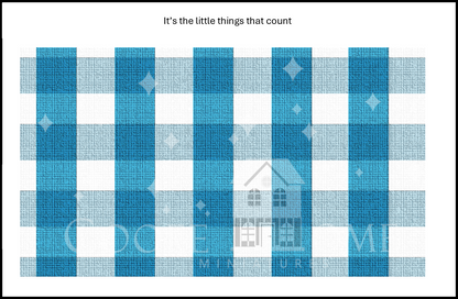 "Country Gingham - SMALL" - shop the range of colours for instant download