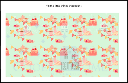"Tea Party"- shop the range of colours for instant download