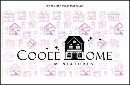 "Dolly Dollhouse" - shop the range of colours for instant download