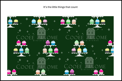 "Cupcakes" - shop the range of colours for instant download
