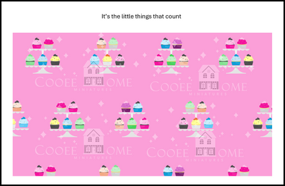 "Cupcakes" - shop the range of colours for instant download