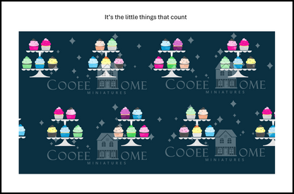"Cupcakes" - shop the range of colours for instant download