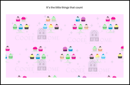 "Cupcakes" - shop the range of colours for instant download