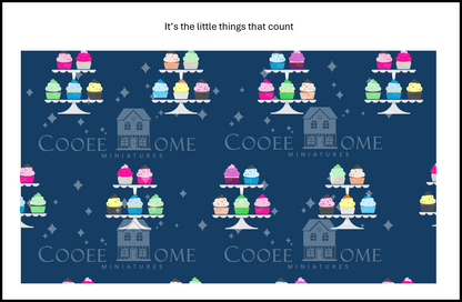 "Cupcakes" - shop the range of colours for instant download
