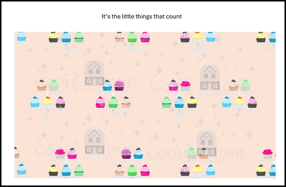"Cupcakes" - shop the range of colours for instant download