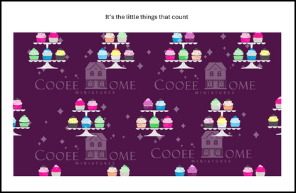 "Cupcakes" - shop the range of colours for instant download