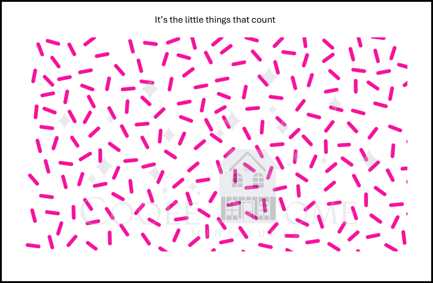 "Sprinkles SMALL" - shop the range of colours for instant download