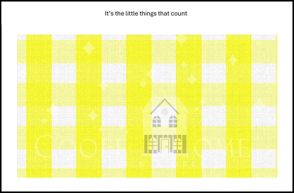 "Country Gingham - SMALL" - shop the range of colours for instant download